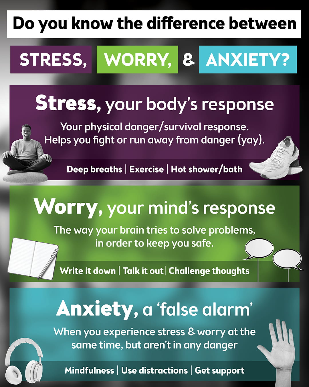 Fight hotsell anxiety, stress, worry